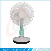 16 pulgadas DC / ventilador de mesa recargable con 3 velocidades (USDC-403)